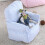 Pet Couch Bed Waterproof Washable Breathable Comfortable Cat Sofa Bed for Summer Blue 4