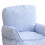 Pet Couch Bed Waterproof Washable Breathable Comfortable Cat Sofa Bed for Summer Blue 3