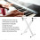 Electronic Keyboard Stand Height Width Adjustable Non Slip Double X Frame Keyboard Stand for 54 to 88 Keys 4