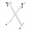 Electronic Keyboard Stand Height Width Adjustable Non Slip Double X Frame Keyboard Stand for 54 to 88 Keys 1