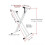 Electronic Keyboard Stand Height Width Adjustable Non Slip Double X Frame Keyboard Stand for 54 to 88 Keys 2