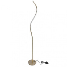 LED Spiral Floor Lamp with Remote 3 Color Temperature 10‑100% Brightness Standing Light with Foot Switch for Living Room Bedroom 100‑240V
