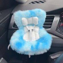 (Wish) Doll Car Seat for 10-17CM Blind Box Dolls Adjistable Safety Strap Cute Car ornaments
