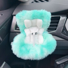 (Calm) Doll Car Seat for 10-17CM Blind Box Dolls Adjistable Safety Strap Cute Car ornaments