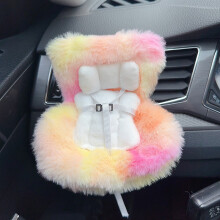 (loyal) Doll Car Seat for 10-17CM Blind Box Dolls Adjistable Safety Strap Cute Car ornaments
