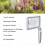 Rectangular Magnifying Glass 4X 3 LED Modes Touch Control Ergonomic Handheld Magnifier for The Elderly Parents Reading 5
