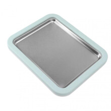 Rolled Ice Cream Maker Stainless Steel Instant Cold Pan Plate Homemade DIY Serve with 2 Spatula for Ice Cream Slushies Yogurt