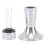 Coffee Tamper Coffee Power Press Distributor Hammer Curved Base for Home Kitchen 58mm / 2.28in 3