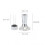 Coffee Tamper Coffee Power Press Distributor Hammer Curved Base for Home Kitchen 58mm / 2.28in 2
