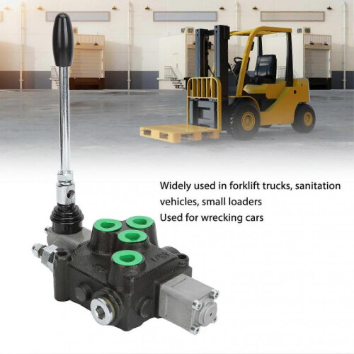 Hydraulic Flow Control Valve Kit 1 Spool Double Acting Multi Way Directional Valves Tractor Accessory 2