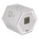 Hex Flip Timer with Mute Alarm Function Magnetic Time Management Cube Timer with LCD Screen for Cooking Studying Working Silver 3