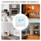 Digital Thermostat LCD Display Timing Temperature Controller for Heating 4