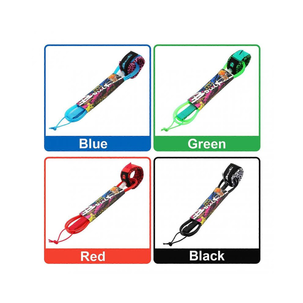Surf Leash 7mm Thick 6ft/8ft Straight Surfboard Leash SUP Leg Rope