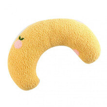 Pet Pillow U Shaped Defend Spine Soft Comfortable Pet Neck Pillow for Sleeping Improve Joint Relief Yellow