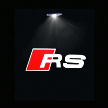 (RS) 2pcs Car Door LED Welcome Light for Audi A1 A3 A4 A5 A6 A7 A8 Q3 Q5 Q7 Q8 Laser Projector Logo Decor Lamp Auto Accessories