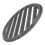 Fire Grate Cast Iron Outdoor Grill Accessories Even Heat Distribution 1Pack 5
