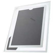 Photo Stands for Display Photo Frame Decorative Crystal Craft Home Decoration Transparent 20x15cm 1Pack
