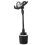 Car Cup Holder Phone Mount Grey Silicone Material Durable Adjustable Height 1Pack 2