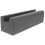 Floor Mirror Full Length Stand Multipurpose Dark Grey Plastic Rod Rectangular Base 1Pcs 5