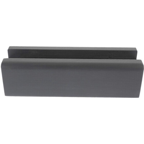 Floor Mirror Full Length Stand Multipurpose Dark Grey Plastic Rod Rectangular Base 1Pcs 1
