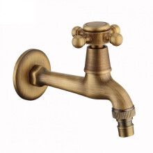 Vintage Washing Tap Full Copper Long Size for Home Decoration Corrosion Resistant And Durable 1Pcs