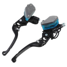 CNC Hydraulic Clutch Brake Lever Motorcycle Modification Parts Black Adjustable Levers 1 Pair