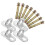 Pad Eye Plate Round Metal Hooks Heavy Duty Fix Heavy Objects Ceiling 4Pcs 4