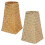 Hand-Woven Flower Basket Rustic Woven Planter Balcony Decorative Storage 2Pcs 4