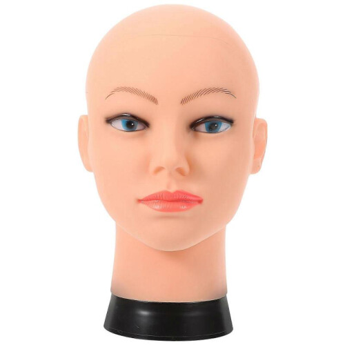 Mannequin for Makeup Practice Female Mannequin Head Wig Display PVC 1Pcs 1