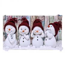 Table Place Mats Table Mat Christmas Day Home Decoration Polyester Rectangular for Friends 1Pack