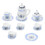 Miniature Food Toy Set Mini Tea Cup Set Micro Landscape Decoration Reasonable Size 1Set 1