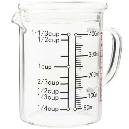 Coffee Measuring Cup with Handle High-Grade Glass for Restaurant 1Pack 2