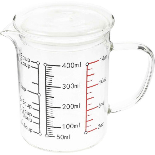 Coffee Measuring Cup with Handle High-Grade Glass for Restaurant 1Pack 1