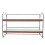 Multi-Function Storage Rack Desktop Organizer for Office Home Desk Brown 37X24X16.5CM Space-Saving 1Pc 1