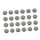 Metal Buttons Retro Pattern Button Diy Craft Tools Antique Silver 2x2cm 0.3mm Thickness Fastener 100Pcs 3