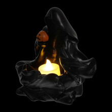 Festival Halloween Candlestick Pumpkin Ghost Tealight Holder Creative Design for Thanksgiving Dinner 1Pcs