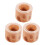 Wooden Flower Pot Balcony Decor Round Shape Khaki 3Pack 1