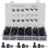 Metal Screws and Nuts Server Rack Assembly Carbon Steel Square Hole Hardware Assembly 100Pcs 2