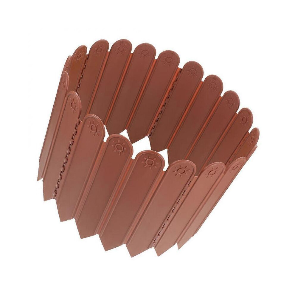 Garden Edging Border Plastic Fence Protective Decorative Rectangular 1 Set