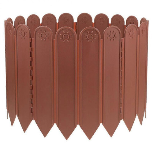 Garden Edging Border Plastic Fence Protective Decorative Rectangular 1 Set 2