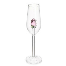 Clear Glass Goblet Practical Glass for Hotel And Restaurant 1Pc