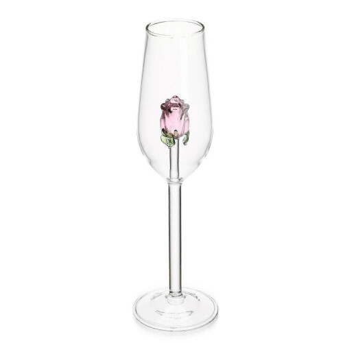 Clear Glass Goblet Practical Glass for Hotel And Restaurant 1Pc