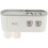 Toothbrush Station Multi-Functional Bathroom Accessories Grey 33.00X13.20X10.00cm Toothpaste Squeezing Storage 1Set 3