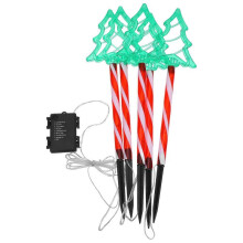 Stake Lights Outdoor LED Christmas Stake Light Outdoor Lighting for Pathways Holiday Theme IP65 Rated 1 Set