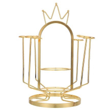 Metal Mug Holder Style Golden 29X22.5X22.5CM Cup Storage 1Pcs
