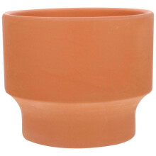 Ceramic Planter Pot Flower Pot Breathable Indoor Display 14X12X12CM Round Simple Design 1Piece