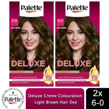 (6-0 Light Brown) Palette Deluxe Creme Colouration Hair Dye