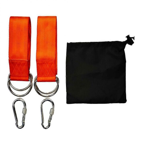 Tree Strap for Hammock Camping Hammock Ropes Adults Stable Characteristics Nylon 1Set