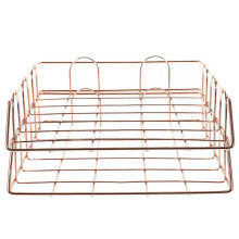 Office Document Organizer Magazine Holder Storage Rack Iron Material Bedroom Use 2Pcs