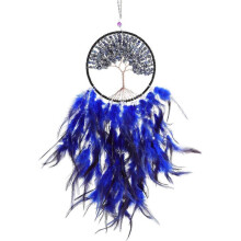 Dreamcatcher Wall Decor Crystal Stone Tree Family Friends Lovers 57X33CM Living Room Decor Wall Pendant 1Set